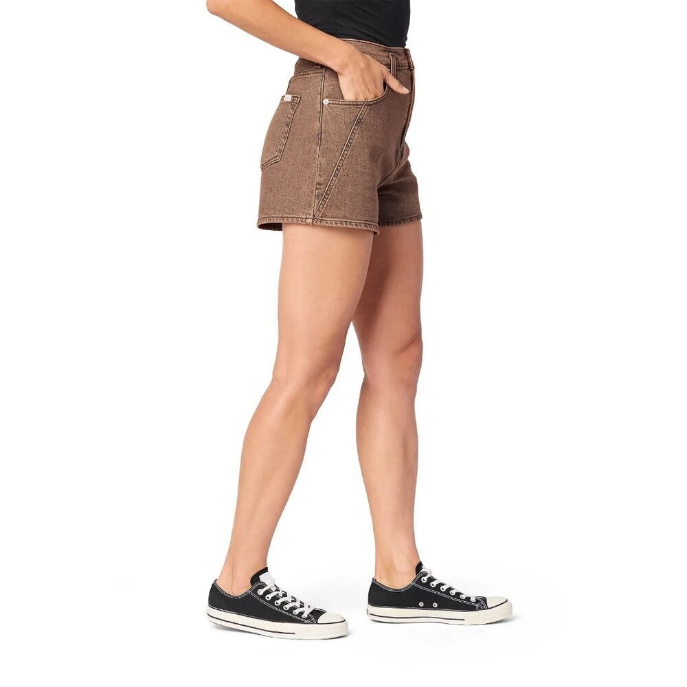 Levi Strauss Signature Women's Vintage A-Line Seamed Shorts, Size 12 (W31), - Picture 3 of 3